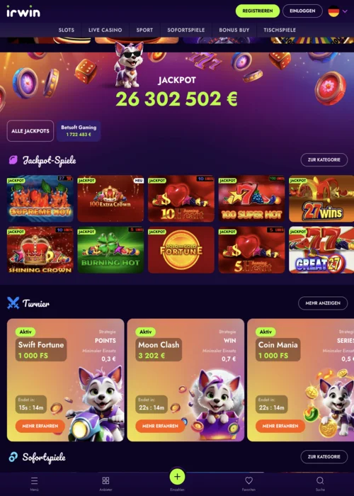 Irwin Casino Slots